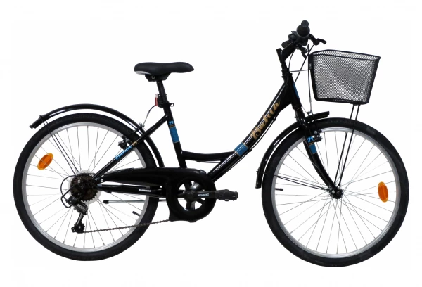 VTC 24'' Rigide Fille Acier Bahia - 6 Vitesses - Shimano TY21 3 VTC 24'' Rigide Fille Acier Bahia - 6 Vitesses - Shimano TY21