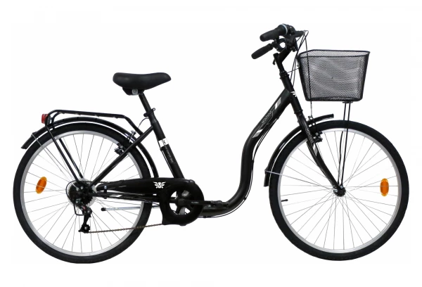 VTC 26'' Rétro City Rigide Femme Acier Montana - 6 Vitesses - Enjambement Bas 3 VTC 26'' Rétro City Rigide Femme Acier Montana - 6 Vitesses - Enjambement Bas