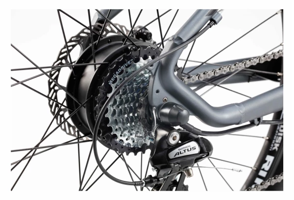 VTT Electrique Semi Rigide Moma Bikes E-MTB 29'' Shimano Altus 8V Gris 6 VTT Electrique Semi Rigide Moma Bikes E-MTB 29'' Shimano Altus 8V Gris – Image 4