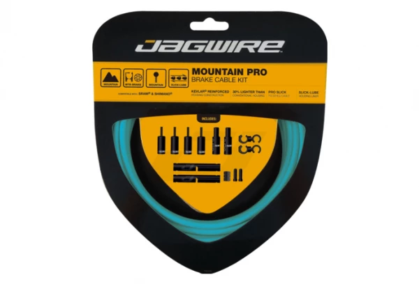 Kit Freinage Jagwire Mountain Pro Brake Kit Bleu Céleste 3 Kit Freinage Jagwire Mountain Pro Brake Kit Bleu Céleste