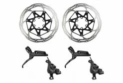 Paire De Freins Arrière Sram Level TLM 200cm Et 95cm Noir + Disque Flottant SRAM Centerline X 6 Trous Arrondi 160 Mm