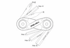 CHULLANKA COMPACT TOOL 6 FONCTIONS Multi Outils Cycle (Entretien Et Outillage) -Vélos Soldes Boutique 14273885e30fb4ef35974.72853534