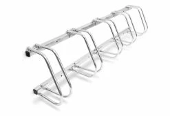 HELLOSHOP26 Système Range Vélo Râtelier Inclinable 5 Vélos Garage Pratique Au Sol Ou Mural 3413004