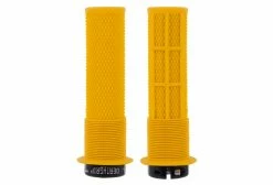Paire De Grips DMR DeathGrip Avec Flanges Jaune