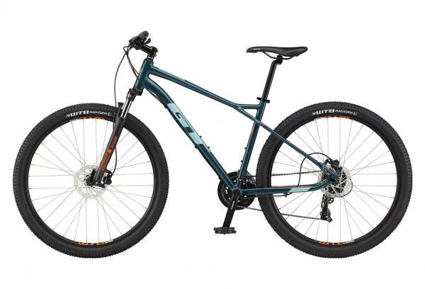 VTT Semi-Rigide GT Aggressor Expert Shimano Tourney 8V 27.5'' Bleu Gris Slate 5 VTT Semi-Rigide GT Aggressor Expert Shimano Tourney 8V 27.5'' Bleu Gris Slate – Image 3