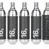 Lot De 5 Cartouches CO2 Topeak 16g + Manchon Silicone