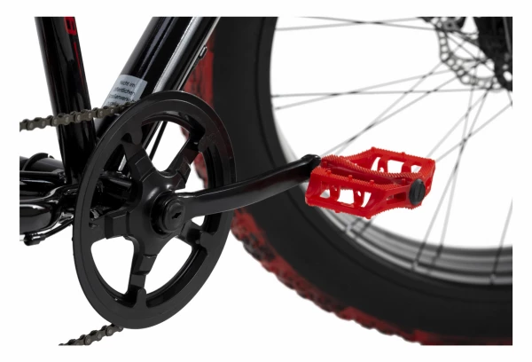 VTT Fatbike 26'' SNW2458 Noir-rouge TC 43 Cm KS Cycling 4 VTT Fatbike 26'' SNW2458 Noir-rouge TC 43 Cm KS Cycling – Image 2