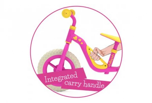 Draisienne Charlie Rose Et Jaune 10 Pouces Chillafish 4 Draisienne Charlie Rose Et Jaune 10 Pouces Chillafish – Image 2