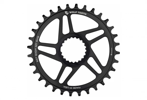 Wolf-tooth Plateau Wolf Tooth Direct Mount Shimano Boost 3 Mm Drop-Stop ST Pour Shimano HyperGlide+ 12 Vitesses Noir 3 Wolf-tooth Plateau Wolf Tooth Direct Mount Shimano Boost 3 Mm Drop-Stop ST Pour Shimano HyperGlide+ 12 Vitesses Noir