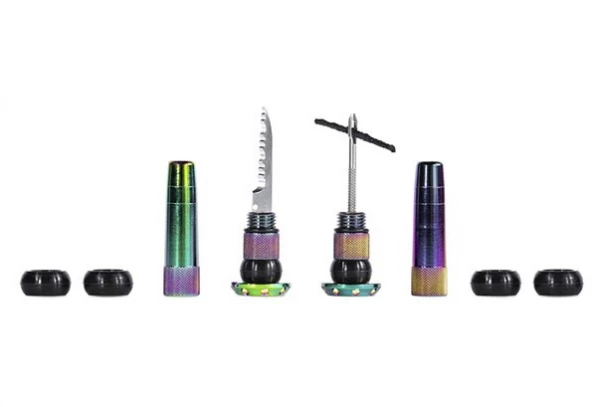 Kit De Réparation Tubeless Muc-Off Stealth Tubeless Puncture Plugs Iridescent 3 Kit De Réparation Tubeless Muc-Off Stealth Tubeless Puncture Plugs Iridescent
