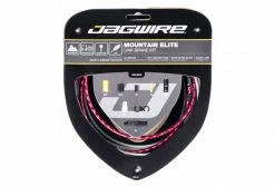 Kit Câble Et Gaine VTT Jagwire Mountain Elite Link Pour Freins Rouge