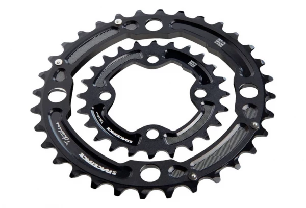 Set Plateaux RACE FACE Turbine 11v 104/64mm Noir 3 Set Plateaux RACE FACE Turbine 11v 104/64mm Noir