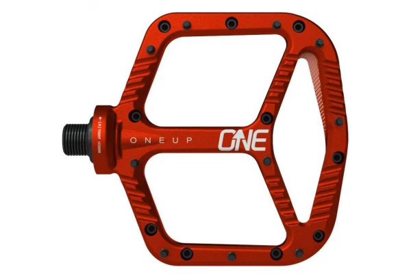 OneUp Paire De Pédales Aluminium Rouge 3 OneUp Paire De Pédales Aluminium Rouge