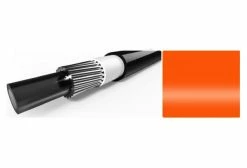 Kit Gaine De Transmission 10m Elvedes Avec Liner 4.2mm Orange Fluo