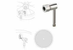 Connecteur De Valve Topeak Pressure-Rite Presta Valve Adapter