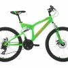 VTT Tout-Suspendu KS Cycling Xtraxx 24'' Shimano Tourney 7V Vert Orange